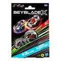 Beyblade X Tail Viper 5-80O and Sword Dran 3-60F Dual Pack Set