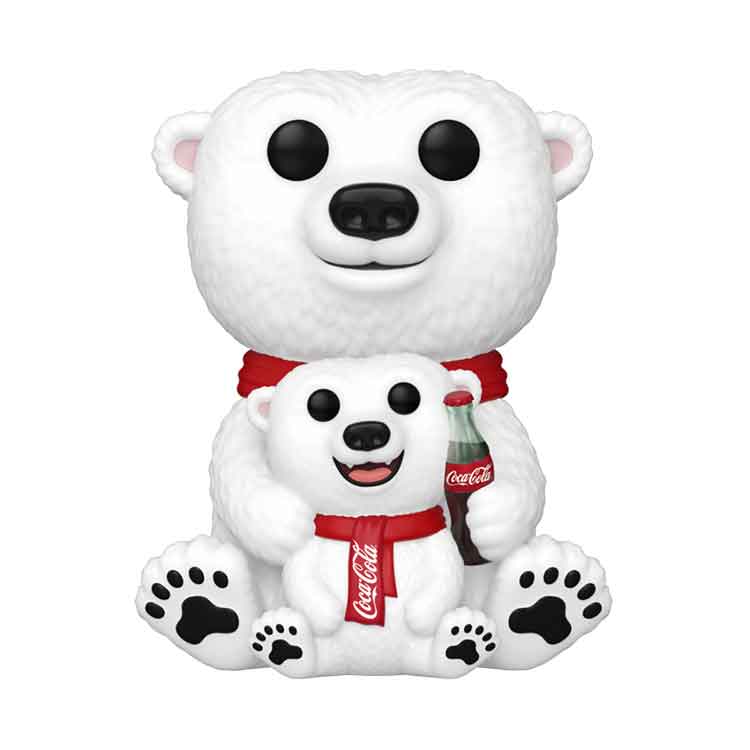 Funko POP! AD Icons: Coca-Cola Bear with Cub Vinyl Figure - 9cm