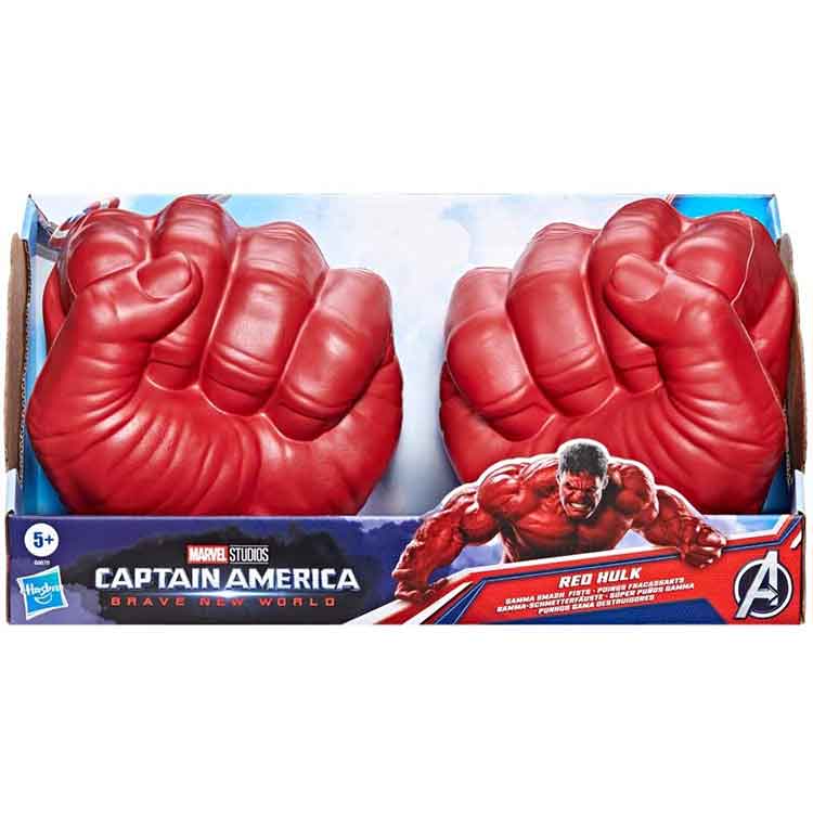 Marvel Avengers Red Hulk Gamma Smash Fists – Soft Foam Roleplay Toys