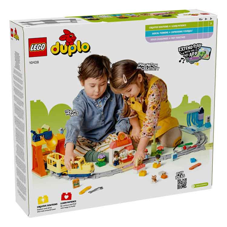 LEGO DUPLO 10428 Big Interactive Community Train Set for Toddlers