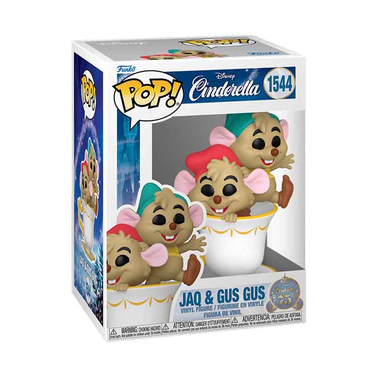Funko POP Disney: Cinderella 75th - Jaq & Gus in Cup Vinyl Figure