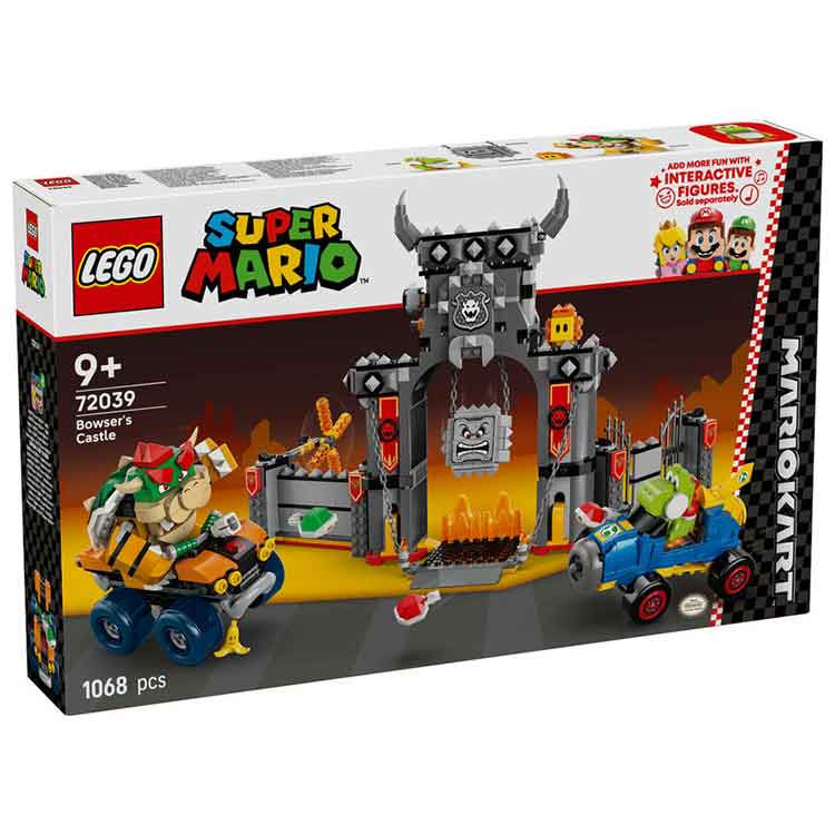 LEGO Super Mario Kart Bowser's Castle Building Set with Yoshi - 72039