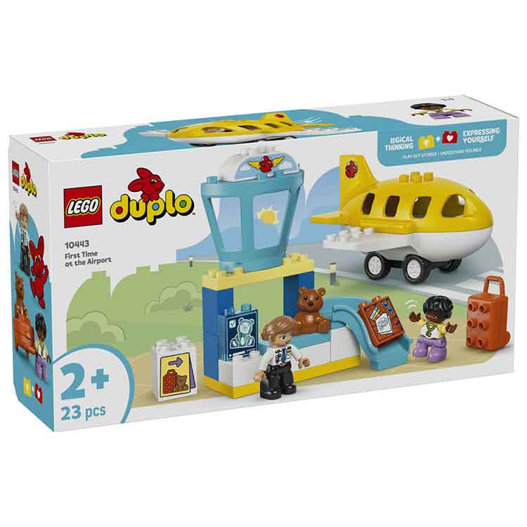 LEGO DUPLO 10443 First Time at the Airport Playset – Toddler Toy
