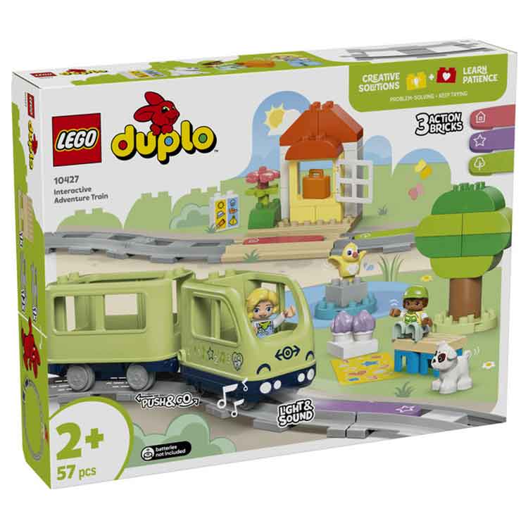 LEGO DUPLO 10427 Interactive Adventure Train Set for Toddlers