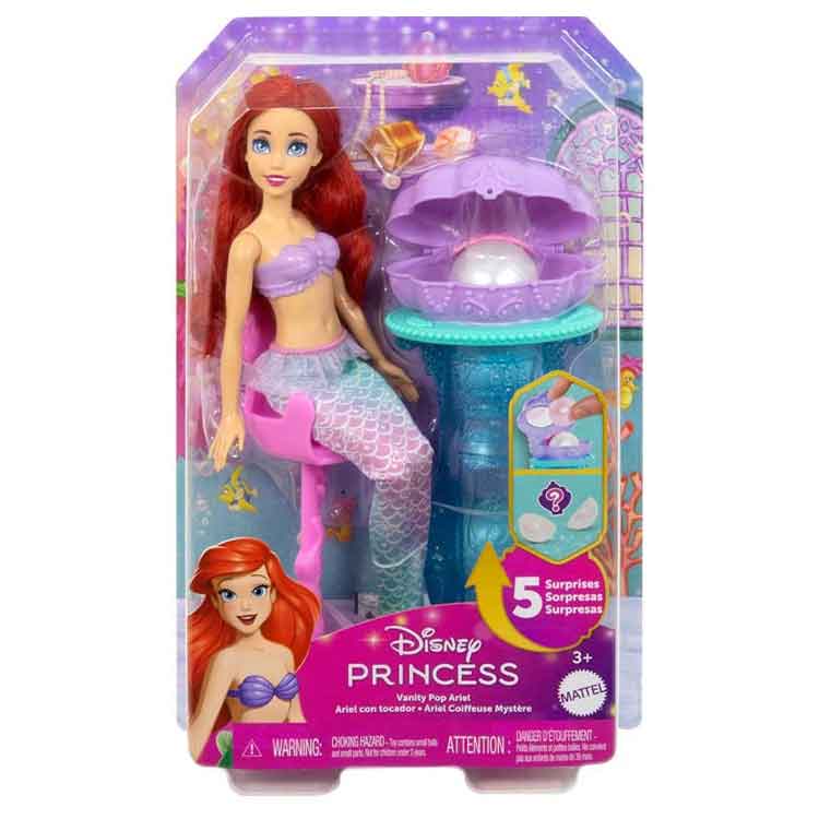 Disney Ariel Mermaid Surprise Fashion Doll with Vanity – AJ Toys