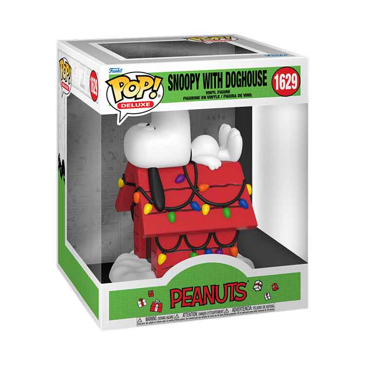 Funko POP Deluxe: Peanuts Snoopy with Doghouse Vinyl Figure - 13.5cm