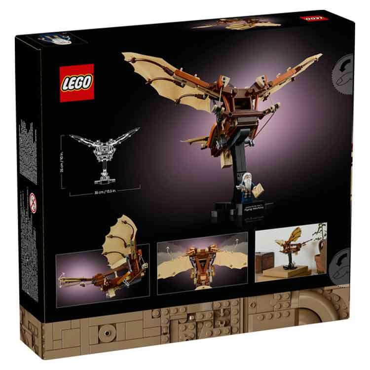 LEGO Icons 10363 Leonardo da Vinci's Flying Machine Ornithopter Model