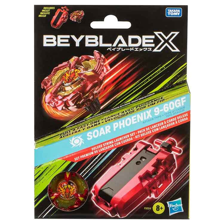 Beyblade X Soar Phoenix Deluxe String Launcher & Attack Type Top