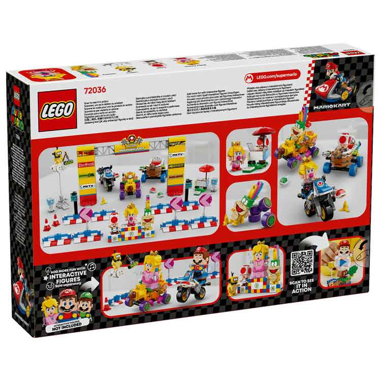 LEGO Super Mario Kart Baby Peach & Grand Prix Set 72036 Building Toy
