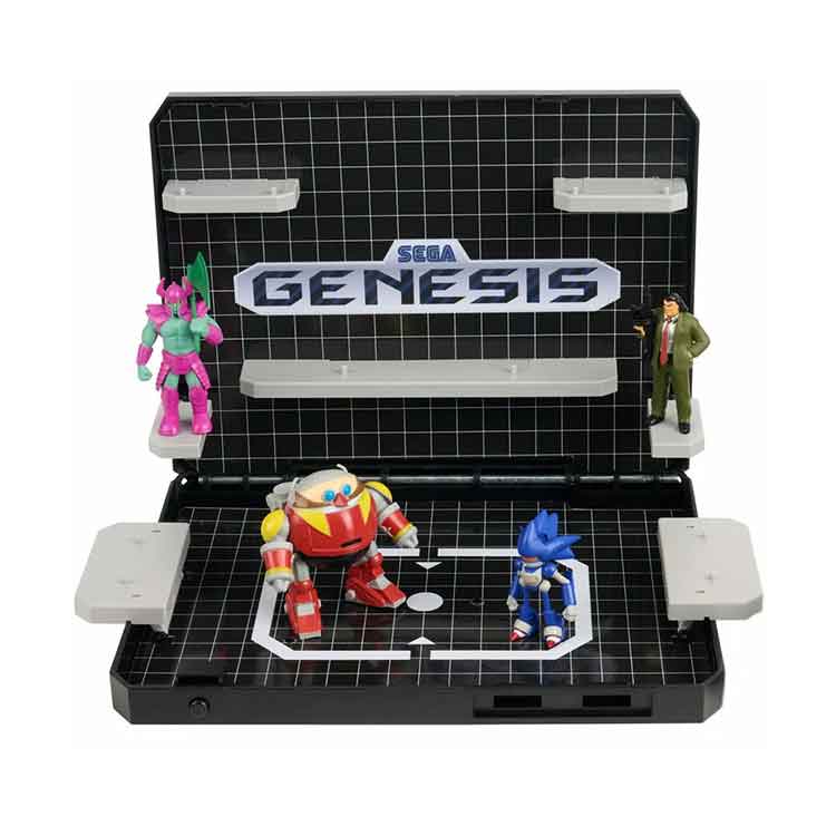 Console Heroes Sega Genesis Supervillain Boss Bundle Playset & Tray
