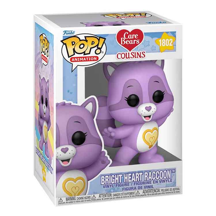 Funko Pop Animation: Care Bear Cousins – Bright Heart Raccoon Vinyl Figure