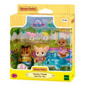 Sylvanian Families Pool Fun Friends – 3 Baby Figures & Swim Accessories