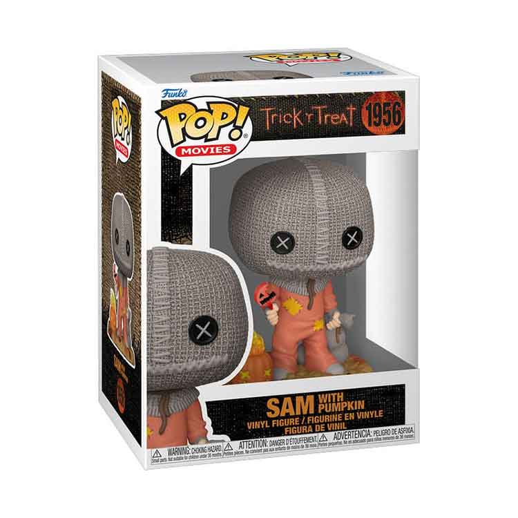 Funko Pop! Trick 'r Treat Sam with Pumpkin Vinyl Figure – 9cm