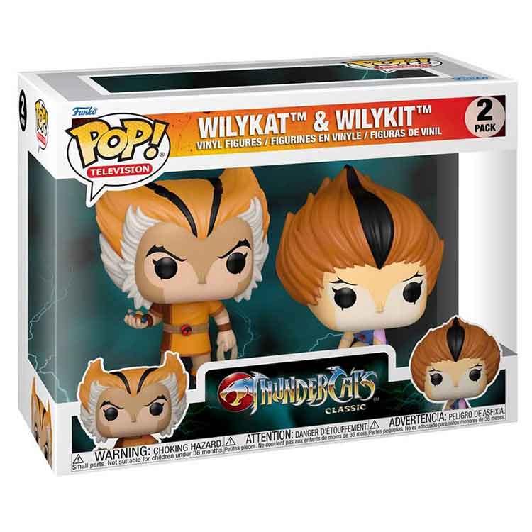 Funko Pop! Animation: ThunderCats – Wilykit & Wilykat 2-Pack Vinyl Figures