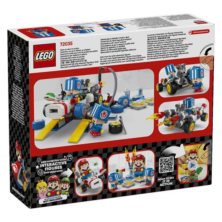LEGO Super Mario Kart Toad's Garage 72035 Building Set with 2 Figures