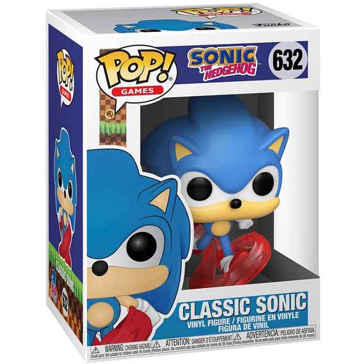 Funko Pop Games: Sonic the Hedgehog 30th Anniversary Running Sonic Vinyl Figure