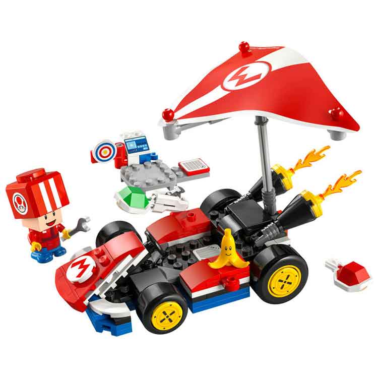 LEGO Super Mario Kart Standard Kart Building Set with Toad Figure