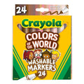 Crayola Washable Markers – 24 Diverse Skin Tone Colours of the World