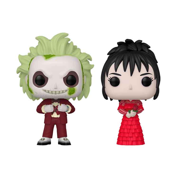 Funko POP Movies: Beetlejuice & Lydia Deetz Wedding 2-Pack Vinyl Figures