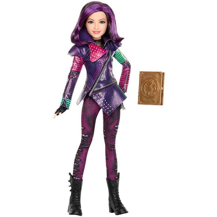 Disney Descendants Mal Anniversary Fashion Doll with Spell Book