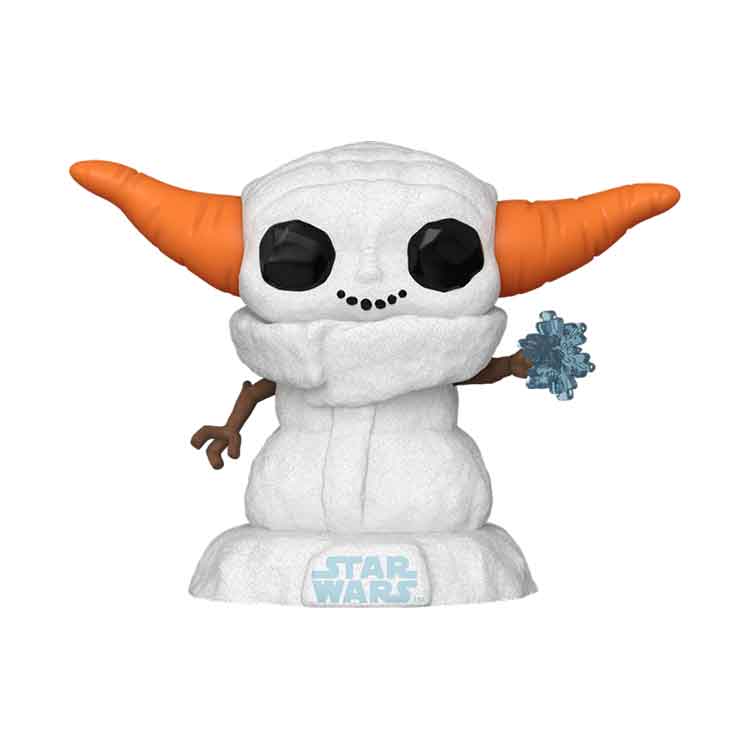 Funko POP Star Wars: Mando Holiday – Grogu Snowman Vinyl Figure