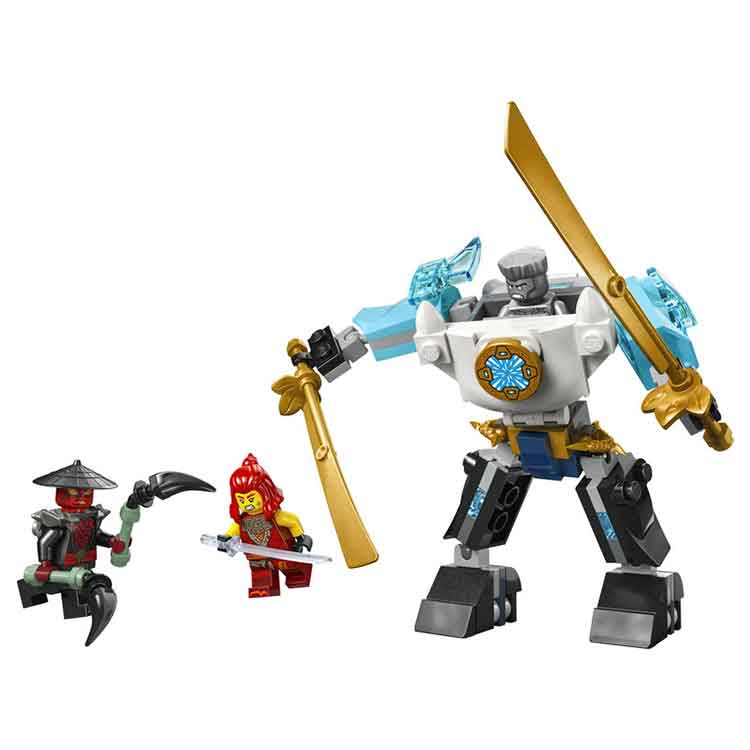 LEGO NINJAGO Zane's Battle Suit Mech 71827 - Posable Ninja Toy Set