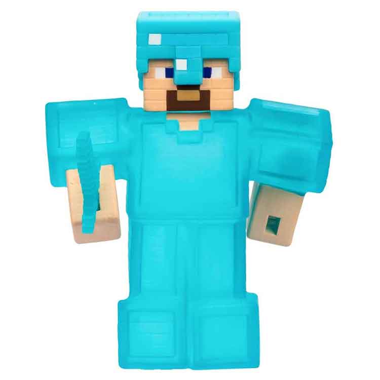 Heroes of Goo Jit Zu Minecraft Steve Stretchy Action Figure Toy