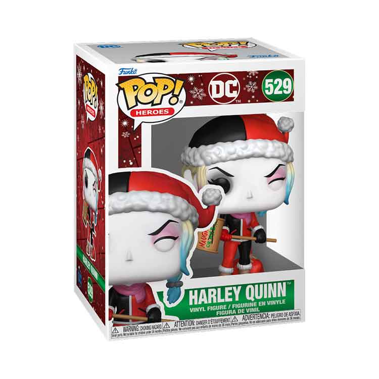 Funko POP Heroes: Holiday 2024 Harley Quinn Vinyl Figure - 9cm