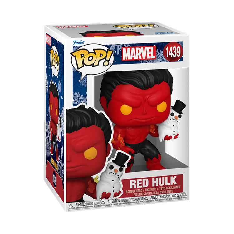 Funko POP Marvel: Holiday S4 – Red Hulk Vinyl Figure Collectible