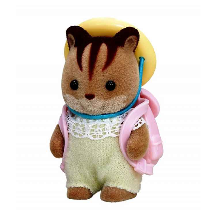 Sylvanian Families Walnut Squirrel Baby - Miniature Animal Figurine