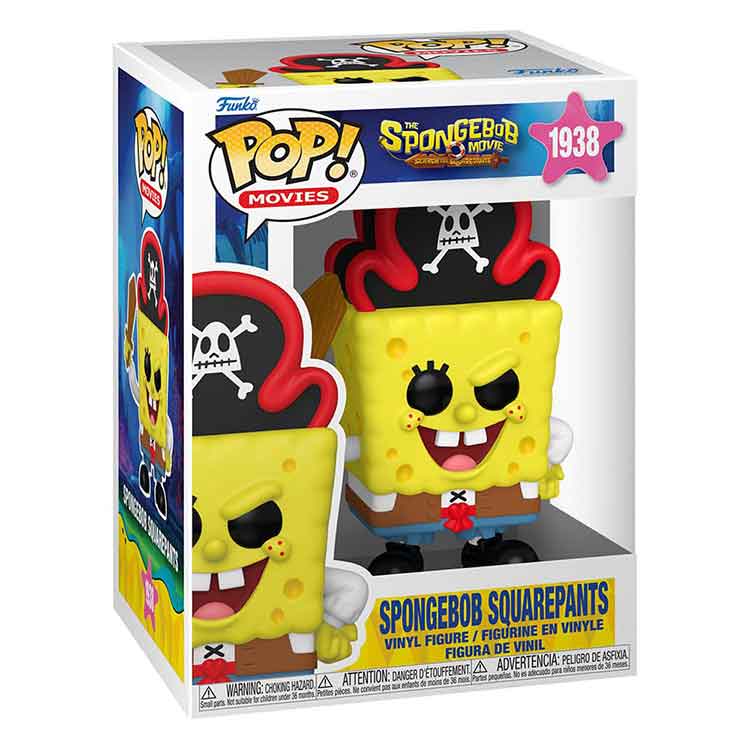Funko Pop! SpongeBob SquarePants (Pirate) Vinyl Figure - 9cm