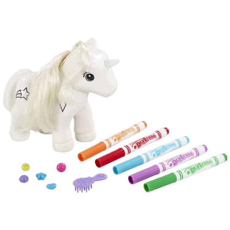 Crayola Colour N Style Unicorn Craft Kit - Reusable Kids Art Toy