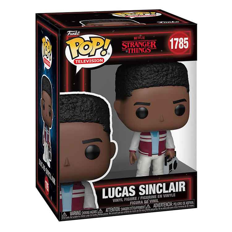 Funko Pop! Stranger Things Lucas Sinclair with Boombox Vinyl Figure