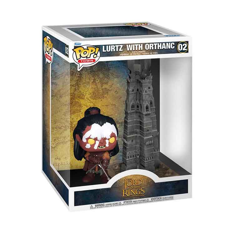 Funko Pop! Town: Lord of the Rings - Lurtz with Tower Vinyl Figure