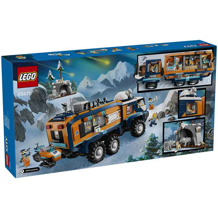 LEGO City Arctic Explorer Science Lab Truck 60471 STEM Building Set