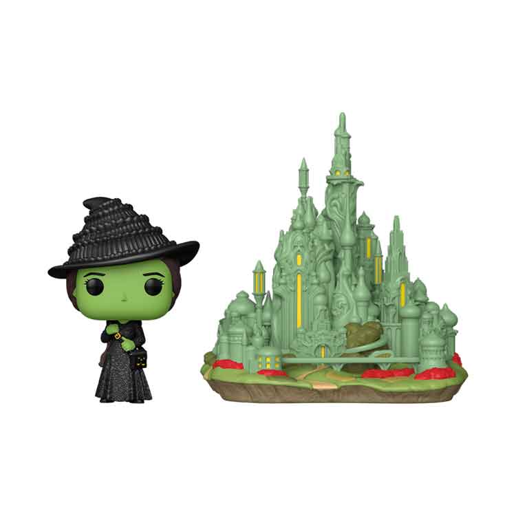 Funko Pop! Town: Wicked – Elphaba with Emerald City Vinyl Figure