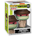 Funko Pop Movies: TMNT Raphael with Coat & Hat Vinyl Figure - 9cm