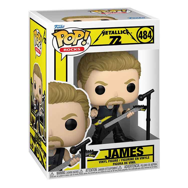Funko Pop! Rocks: Metallica - James Hetfield (72 Seasons) Vinyl Figure