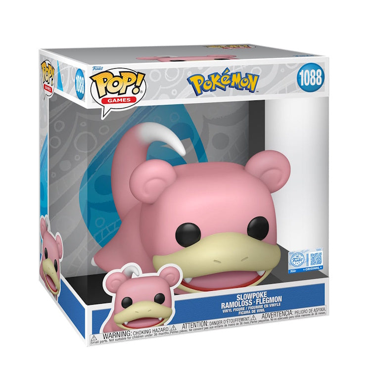 Funko Pokemon Slowpoke Jumbo POP! Vinyl Figure – 10-Inch Collectible