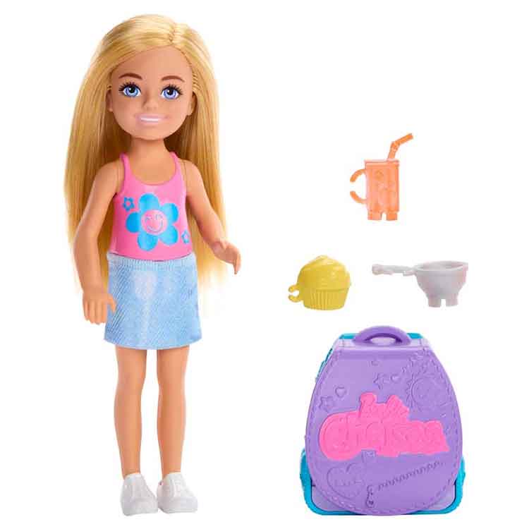 Barbie Chelsea Doll Baking Playset – Transforming Backpack with Oven