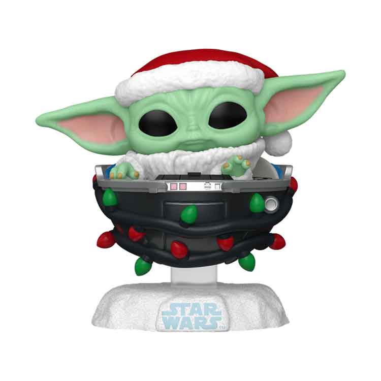 Funko POP Star Wars: Mando Holiday – Grogu in Pram Vinyl Figure