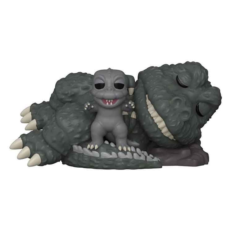 Funko Pop! Godzilla with Minilla Sleeping Vinyl Figure – Super Sized