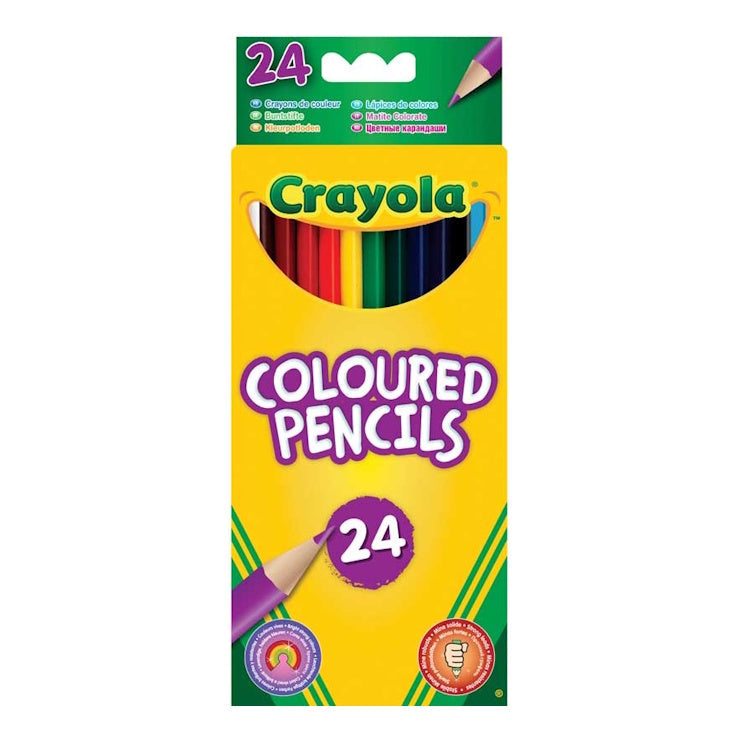 Crayola Coloured Pencils - 24 Pack Art Set for Drawing and Sketching