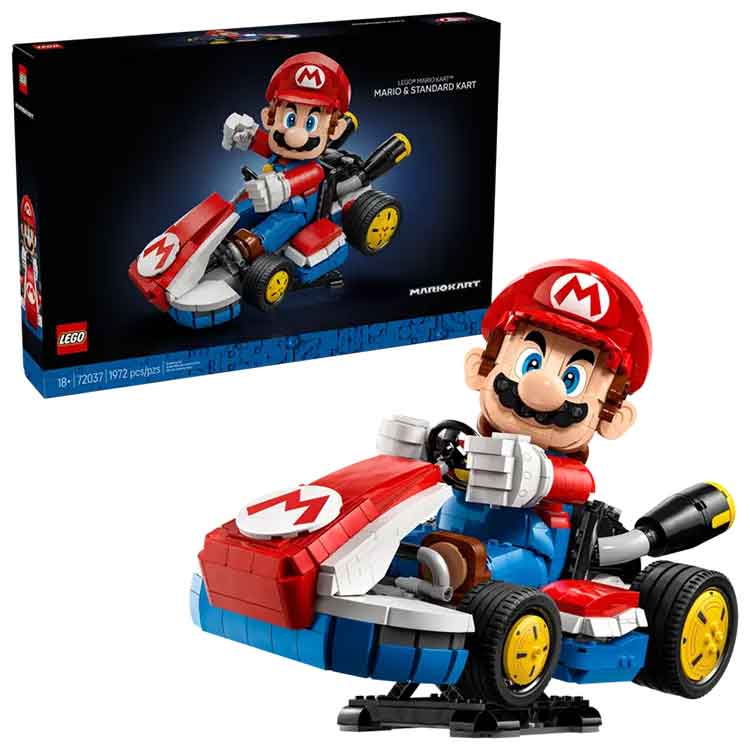 LEGO Super Mario Kart: Mario & Standard Kart 72037 Building Set for Adults
