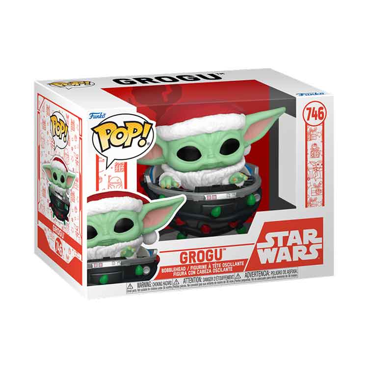 Funko POP Star Wars: Mando Holiday – Grogu in Pram Vinyl Figure