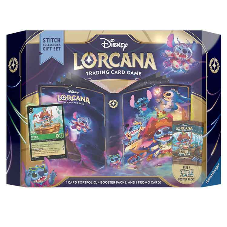 Disney Lorcana: Azurite Sea Stitch Collector’s Gift Set with Portfolio