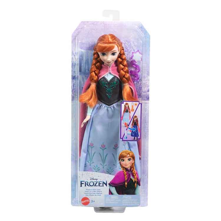 Disney Frozen Anna Fashion Doll – Magical Color Change Skirt Toy