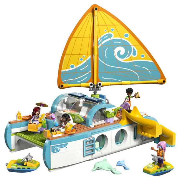 LEGO Friends Travel Boat Adventure 42664 Building Kit with Minidolls