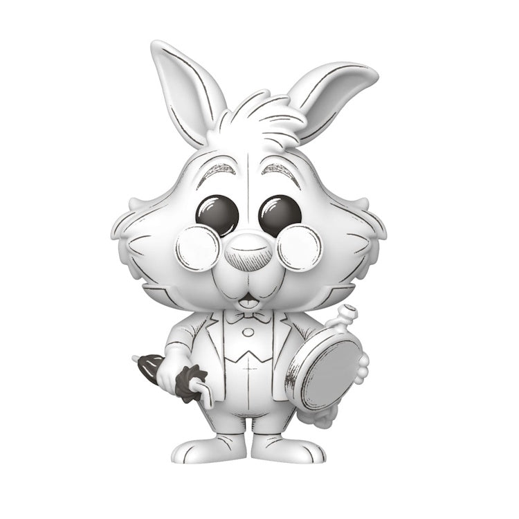 Funko Pop! Disney: Sketched White Rabbit Vinyl Figure - 9cm