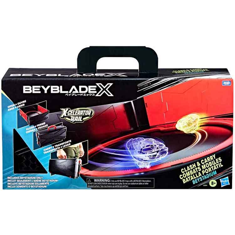 Beyblade X Clash and Carry Beystadium – Portable Battle Arena Stadium